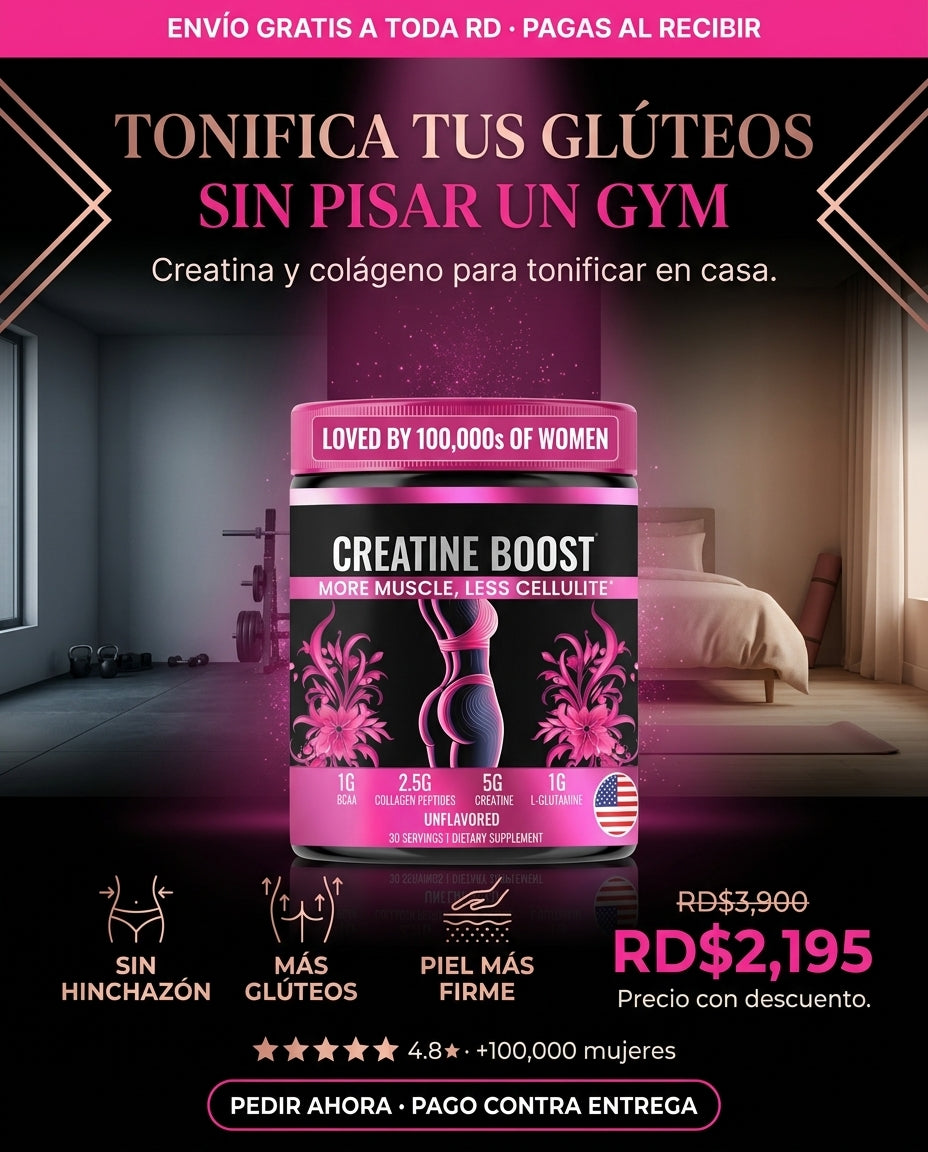 Klyra™ - Creatine Boost - Tonifica tus glúteos sin pisar el gym