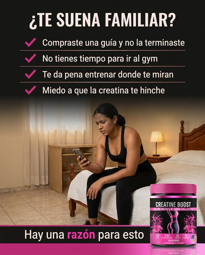 Klyra™ - Creatine Boost - Tonifica tus glúteos sin pisar el gym