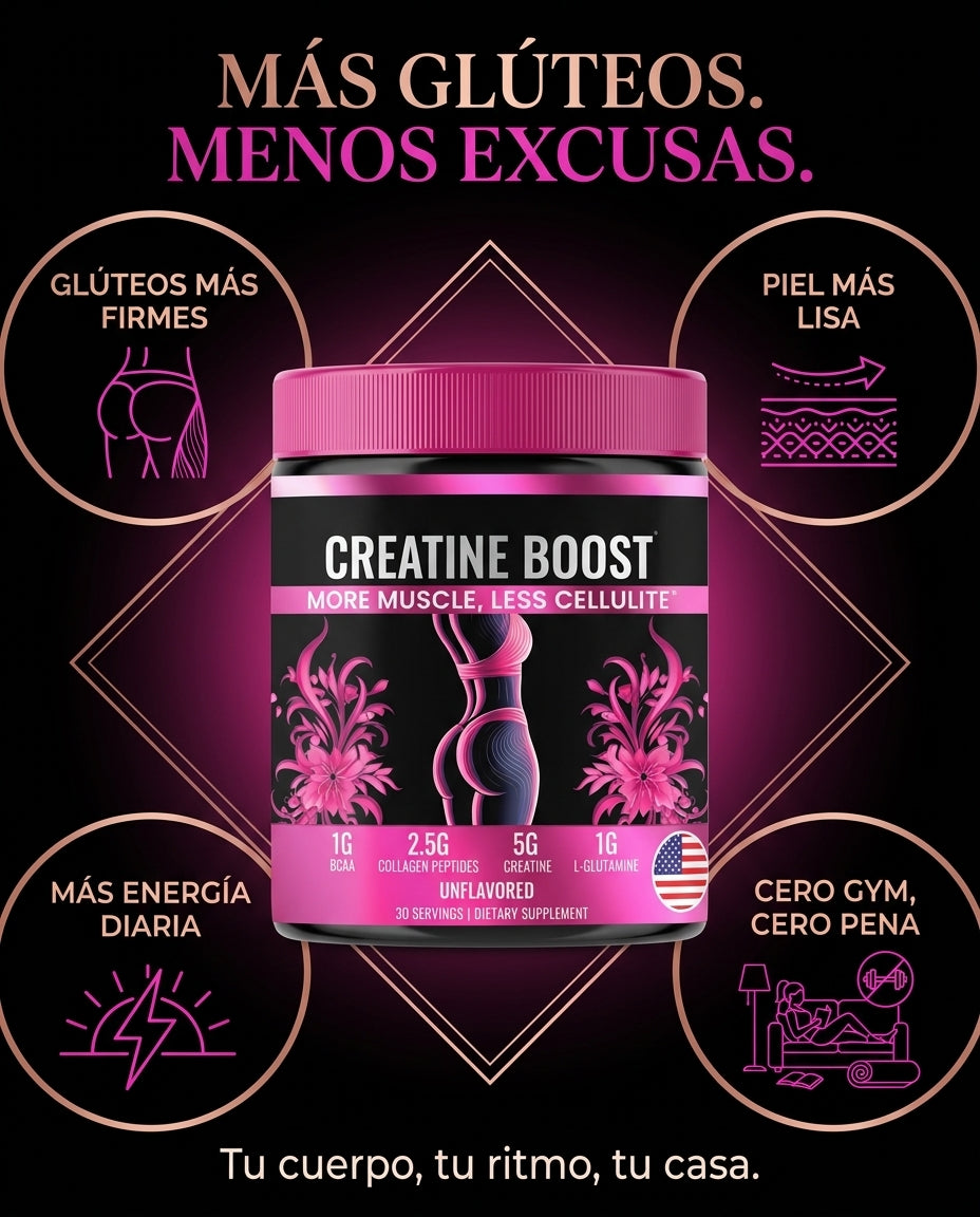 Klyra™ - Creatine Boost - Tonifica tus glúteos sin pisar el gym