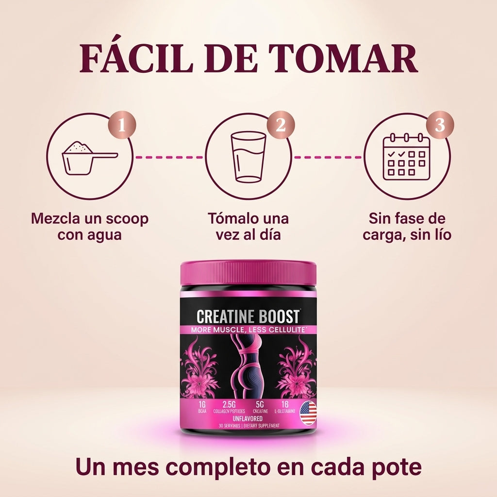 Klyra™ - Creatine Boost - Tonifica tus glúteos sin pisar el gym