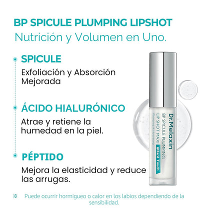 Dr. Melaxin BP Spicule Plumping Lip Shot Maxi - Relleno Clínico Sin Agujas