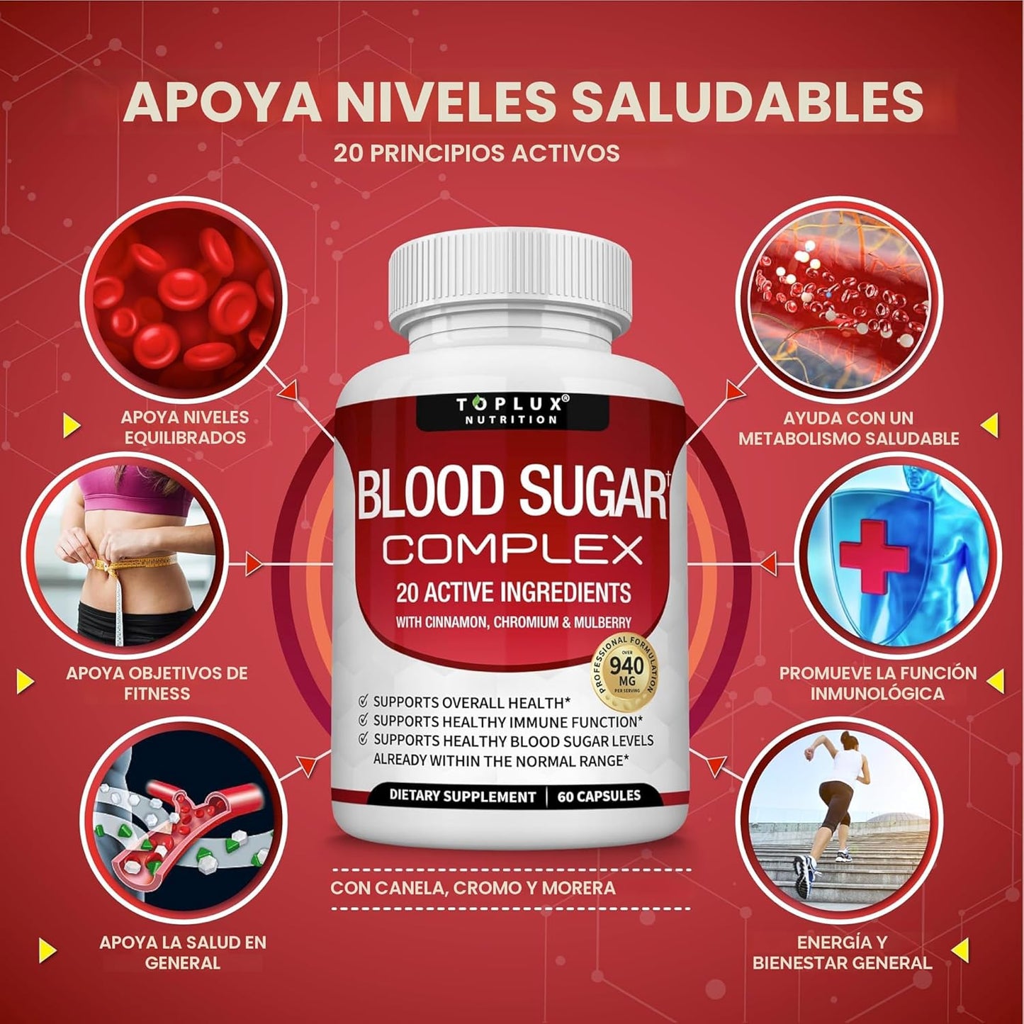 Blood Sugar Complex – Energía real sin bajones