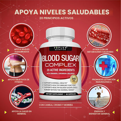 Blood Sugar Complex – Energía real sin bajones