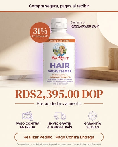 MaryRuth's Cabello Grueso en 21 Días
