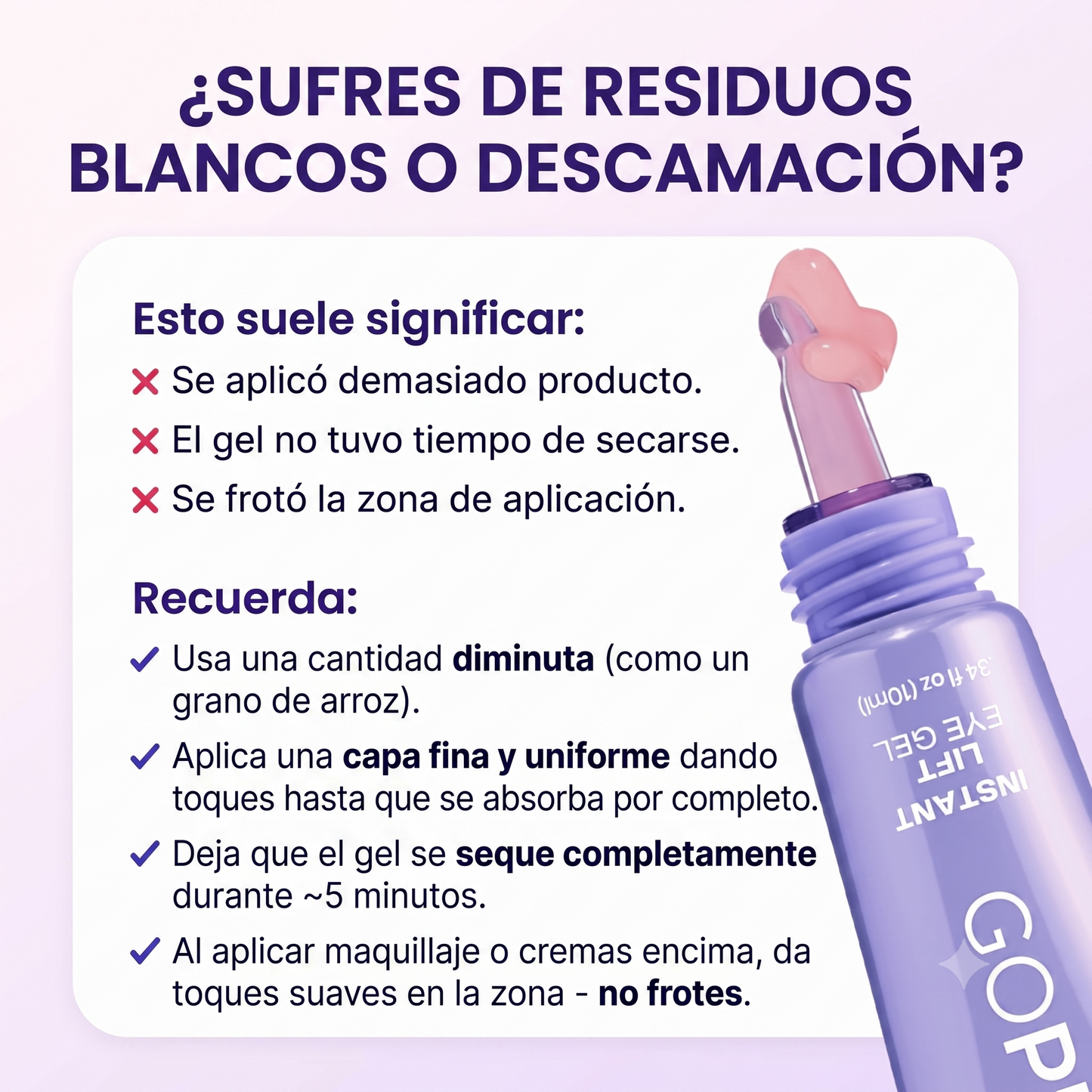 2x1 goPure Instant Lift — Tensor de Ojos en 5 Minutos