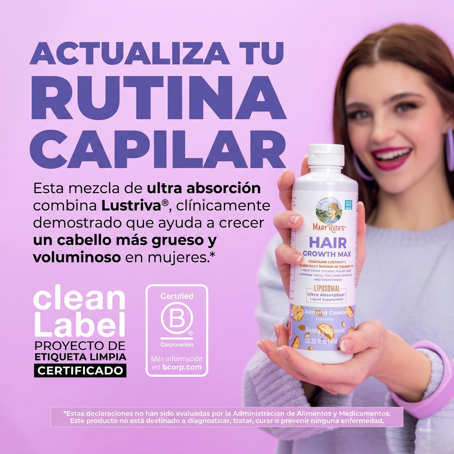 MaryRuth's Cabello Grueso en 21 Días