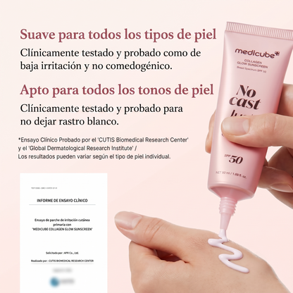 2X1 Protector Solar SPF 50: Efecto Piel de Cristal
