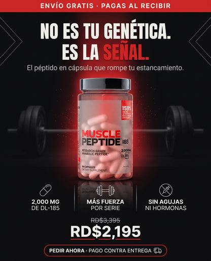 Klyra™ - Muscle Peptide 185 - Vuelve a progresar cuando el gym ya no te da más