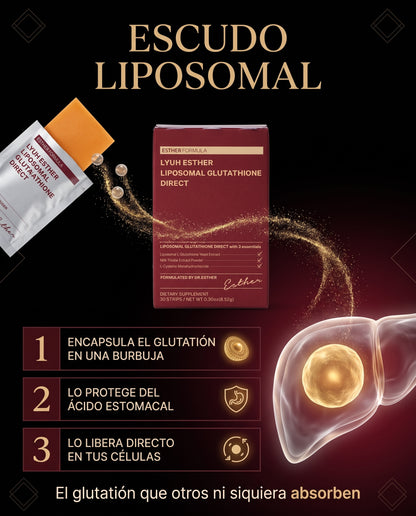 Klyra™ - Glutatión Liposomal | Detox Hepático y Piel Luminosa