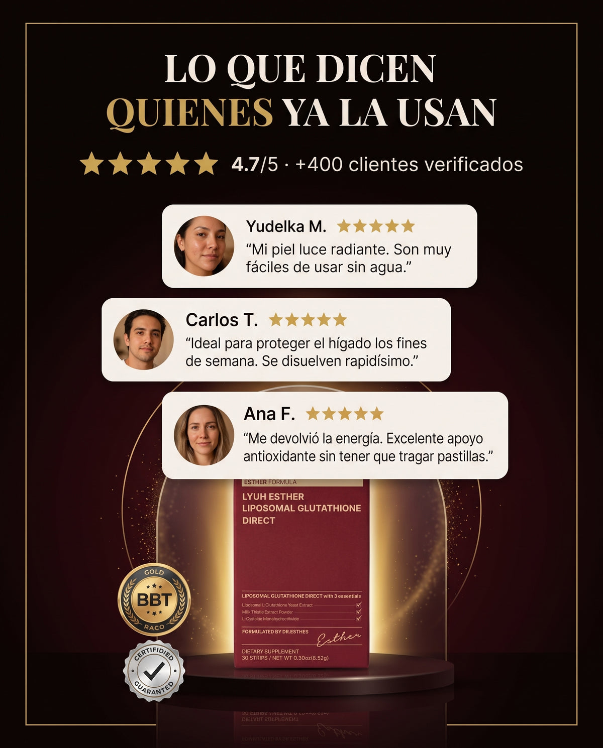 Klyra™ - Glutatión Liposomal | Detox Hepático y Piel Luminosa