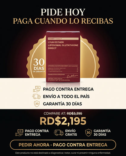 Klyra™ - Glutatión Liposomal | Detox Hepático y Piel Luminosa