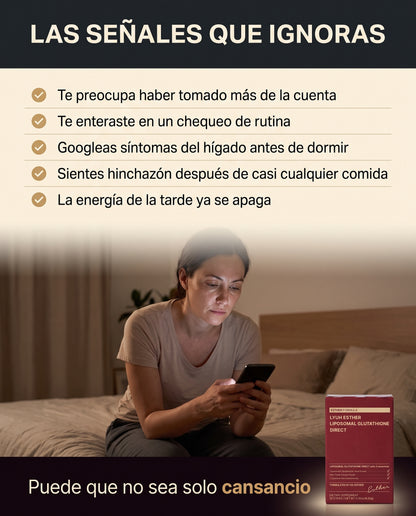 Klyra™ - Glutatión Liposomal | Detox Hepático y Piel Luminosa