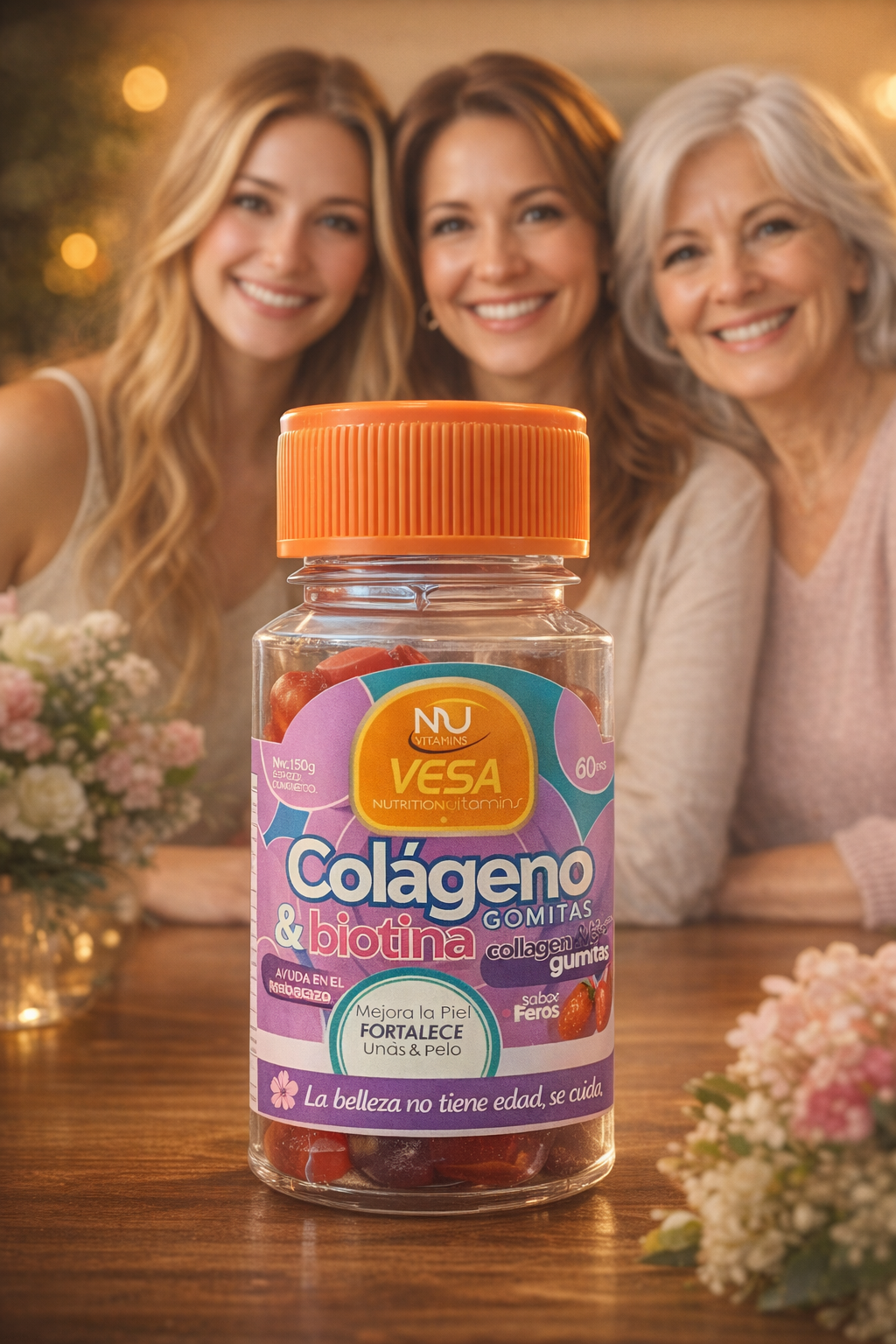 COLAGENO MAS BIOTINA - 60 GOMITAS