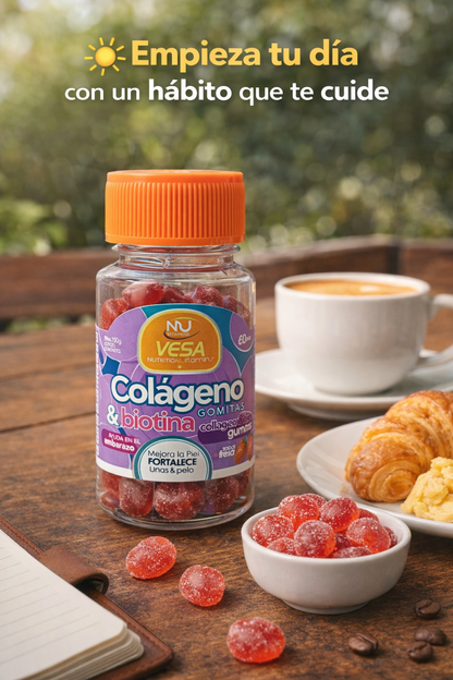 COLAGENO MAS BIOTINA - 60 GOMITAS