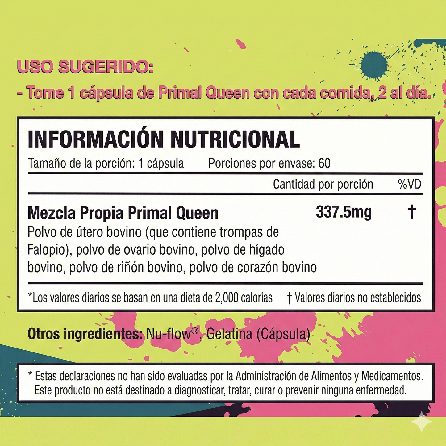 Primal Queen - Energía real para mujeres reales