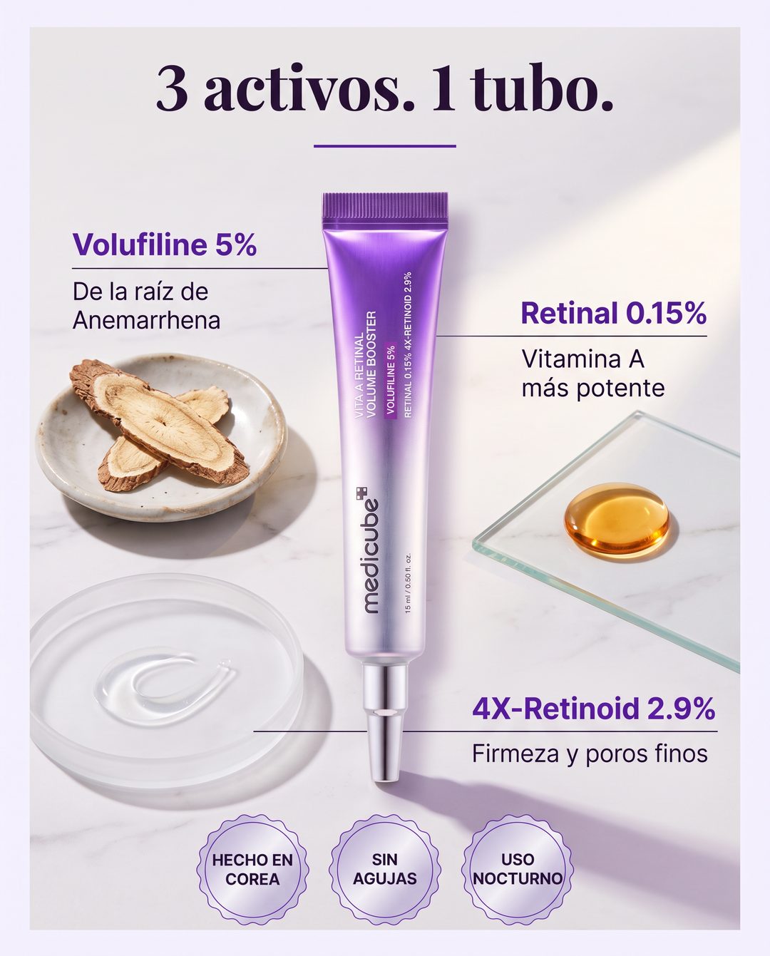 Medicube Vita A Retinal - Rellena tus surcos sin agujas